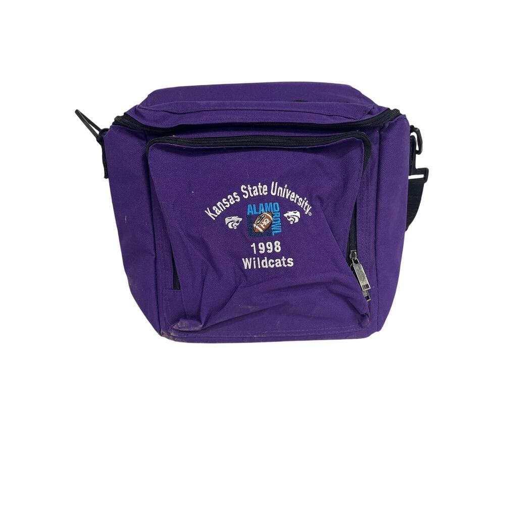Kansas State University Vtg 1998 Alamo Bowl Lunch Box Tail Gate Accessory Bag